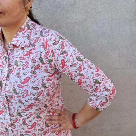 Printed cotton shirt