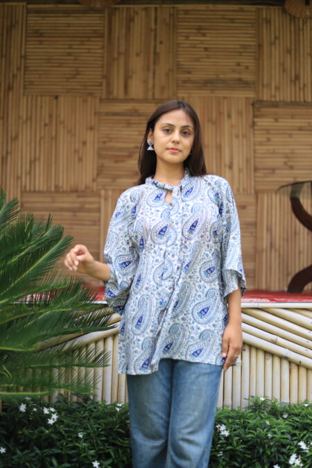 Hand block print Women Cotton Printed top