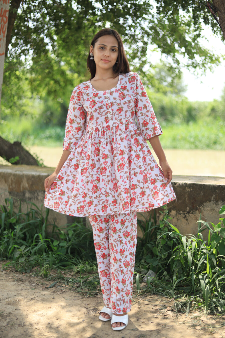 Handloom Cotton short Tops